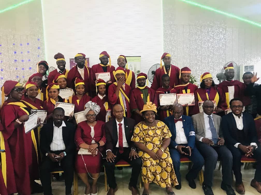 Graduates of the tech skills acquisition training at RCCG Oko-Oba, Lagos